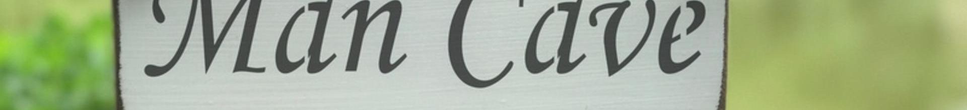 Man Cave Wooden Sign