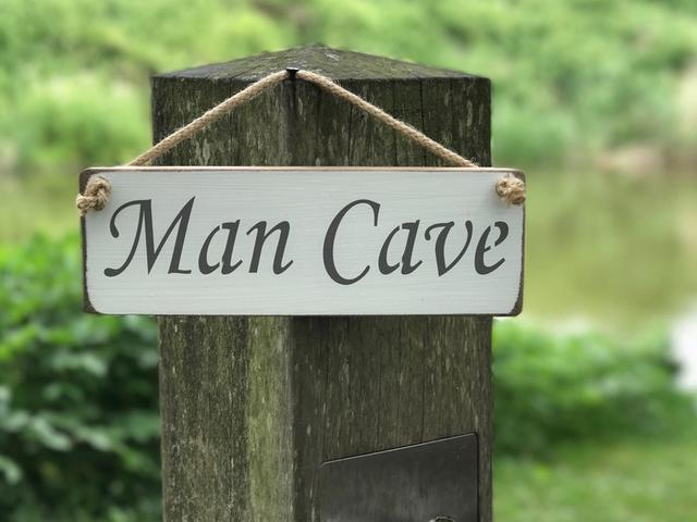 Man Cave Wooden Sign