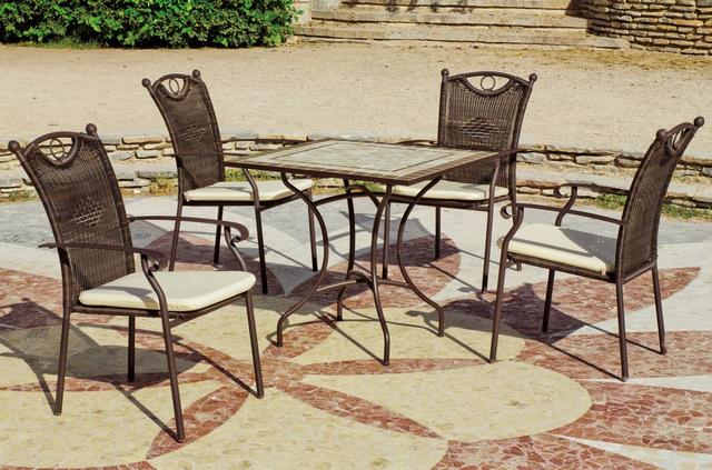 Virginia Square Mosaic Dining Table