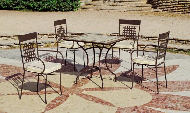 Virginia Square Mosaic Dining Table