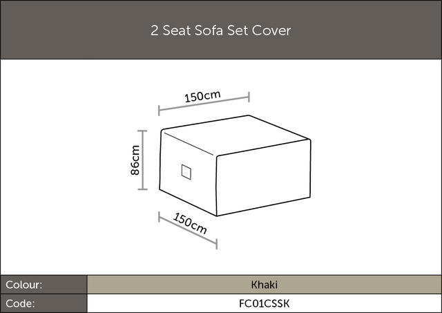 Bramblecrest 2 Seat Sofa Set Cover