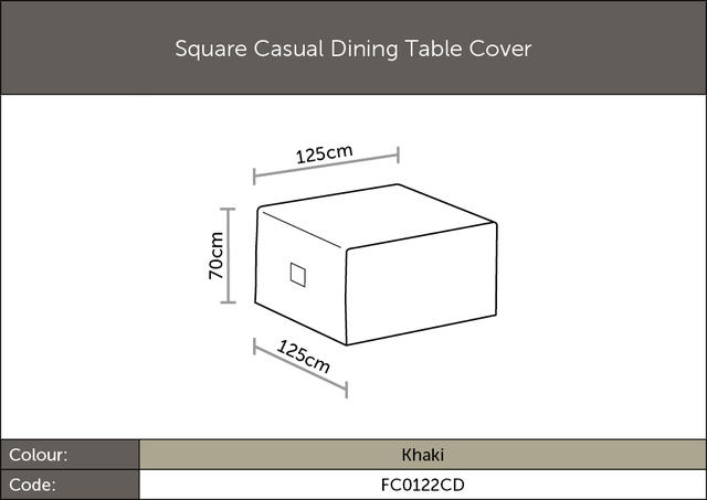Bramblecrest Oakridge & Monterey Square Casual Dining Table Cover