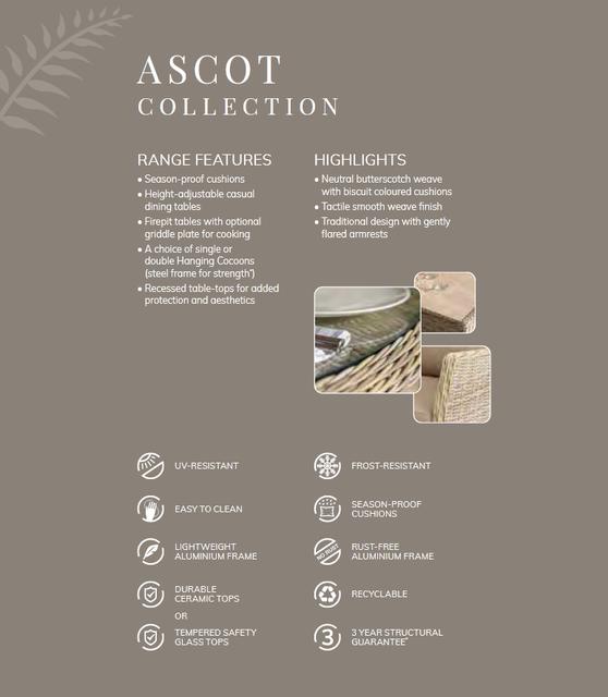 Bramblecrest Ascot 80cm dia. Bistro Set Bramblecrest Ascot 80cm dia. Bistro Set