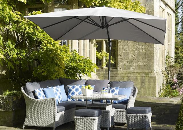 Bramblecrest Chichester 3x3m Grey Parasols Bramblecrest Chichester 3x3m Grey Parasols