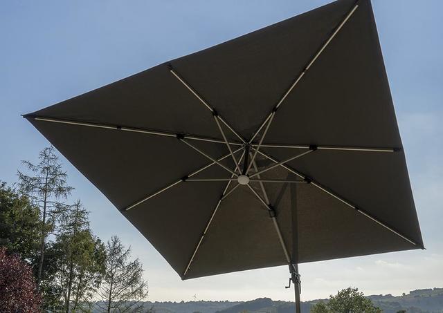 Bramblecrest Chichester 3x3m Grey Parasols Bramblecrest Chichester 3x3m Grey Parasols