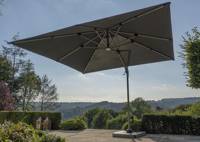 Bramblecrest Chichester 3x3m Grey Parasols Bramblecrest Chichester 3x3m Grey Parasols