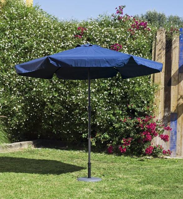 2.5m Powder Coated Tilt and Crank Parasols