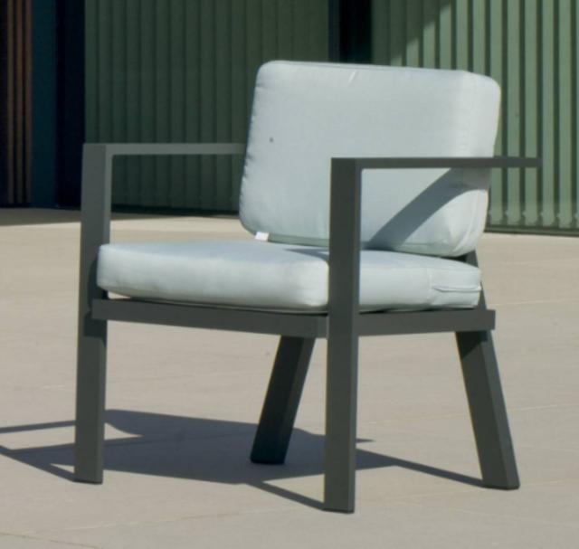 Azores White Aluminium 2 Seater Sofa Set