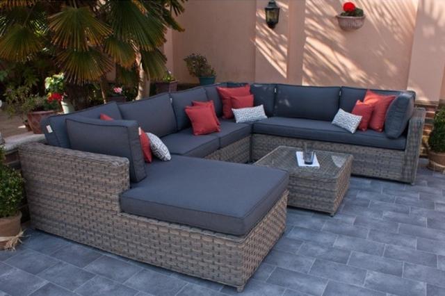 Rueda Woodash Grande Corner Modular Sofa Set
