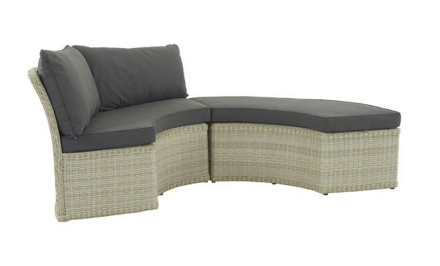 Bramblecrest Monterey Circular Casual Dining / Day bed with H/A Table