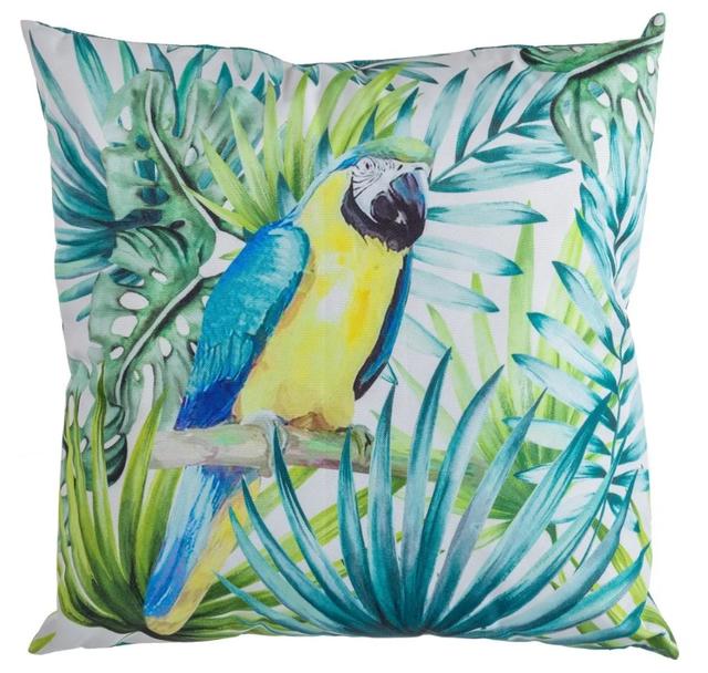 Emerald Parrot Cushion