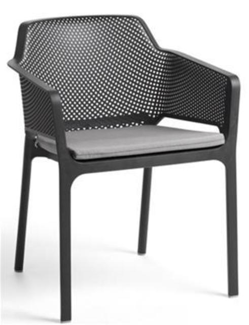 Net Chair Cushion Grey