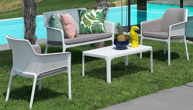 Nardi Net Relax Sofa Set Blanco