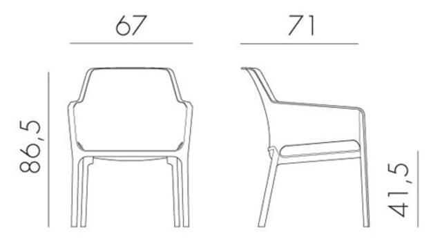 Net Relax Sofa Set Blanco