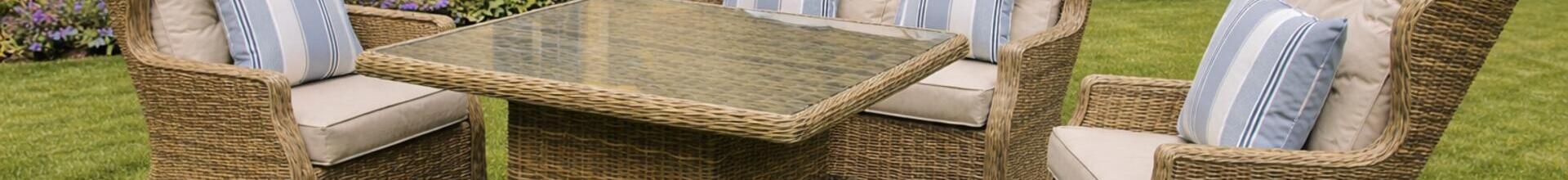 Rioja High Back 2 Seater Sofa Set with H/A Table