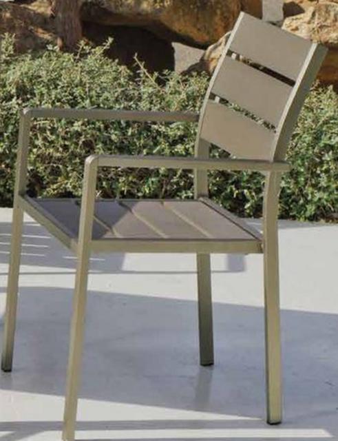 Eden Poliwood/Aluminium Chair - Bronze