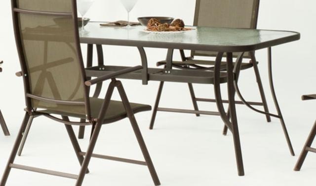 Macao 150 x 90cm 6 Seater Dining Set