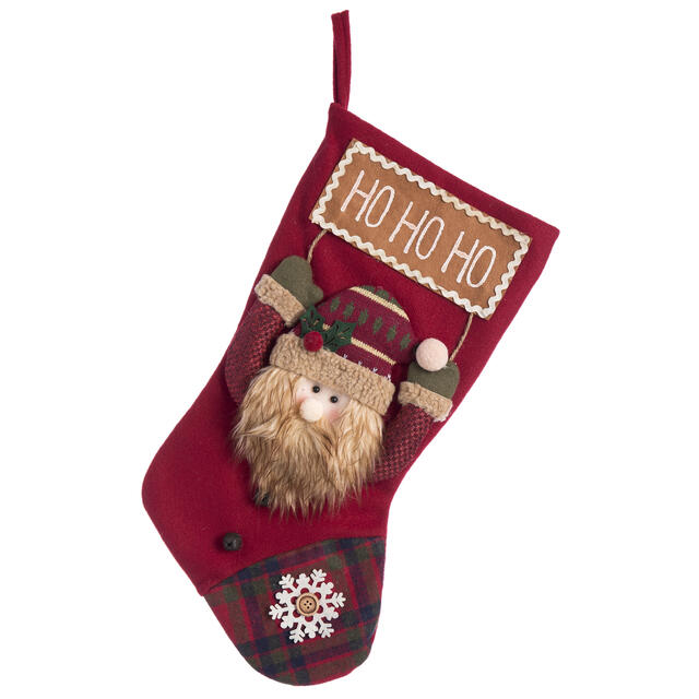 Ho Ho Santa Stocking