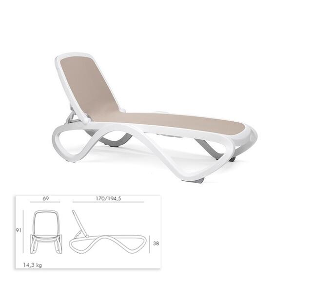 Omega Sun Lounger Tortora